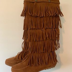 Fringe Boots Sz 10